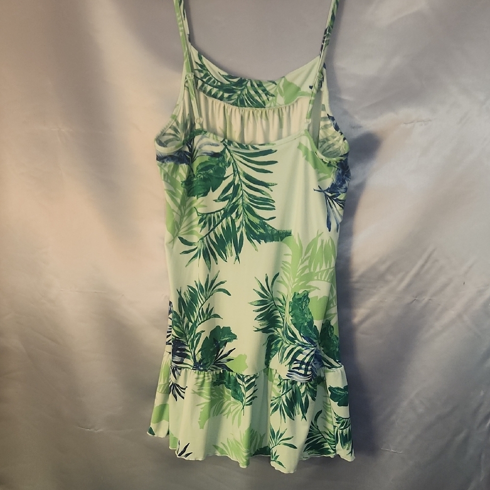 Cute Tropical Print Sleep Dress Sz S - Picture 7 of 8